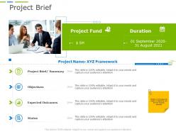 Project brief business project planning ppt professional