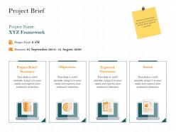 Project Brief Duration M2488 Ppt Powerpoint Presentation Professional Gridlines