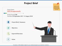Project brief expected outcomes ppt powerpoint presentation pictures guide