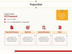 Project brief expected outcomes ppt powerpoint presentation professional