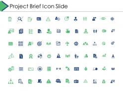 Project brief icon slide ppt powerpoint presentation summary slides