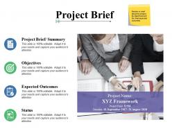 Project brief objectives expected outcomes ppt powerpoint presentation file styles