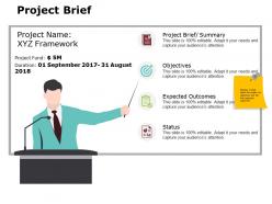 Project brief ppt powerpoint presentation gallery good