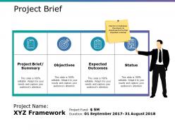 Project brief ppt slide template