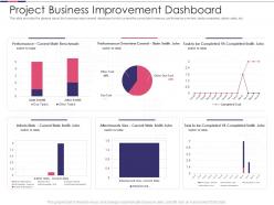 Project business improvement dashboard introduction to software project improvement