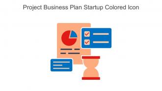 Project Business Plan Startup Colored Icon In Powerpoint Pptx Png And Editable Eps Format