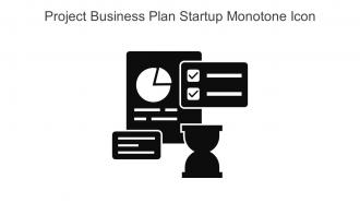 Project Business Plan Startup Monotone Icon In Powerpoint Pptx Png And Editable Eps Format