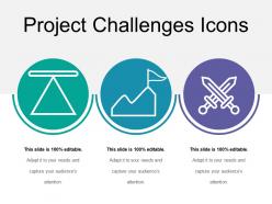 Project challenges icons