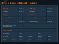 Project change request template effect m1273 ppt powerpoint presentation slides examples