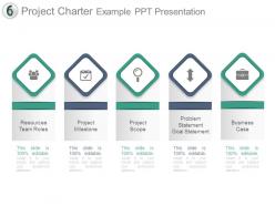 Project charter example ppt presentation