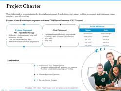 Project charter financial return ppt powerpoint presentation gallery file formats