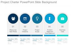 Project charter powerpoint slide background