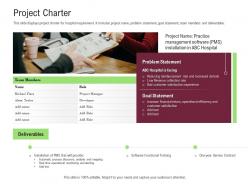Project charter selecting the best rcm software deal