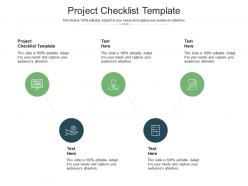 Project checklist template ppt powerpoint presentation slides portrait cpb