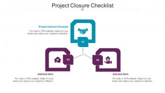 Project Closure Checklist Ppt Powerpoint Presentation Styles Sample Cpb