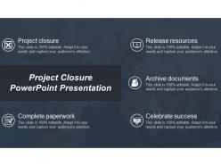 Project Closure Powerpoint Presentation