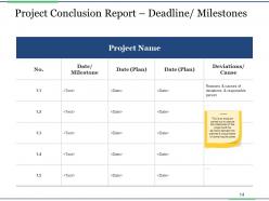 Project Closure Process Steps Powerpoint Presentation Slides