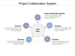 Project collaboration system ppt powerpoint presentation icon guide cpb