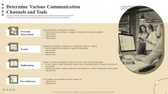 Project Communication Channels And Tools Powerpoint Ppt Template Bundles DK MD Downloadable Slides