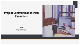 Project Communication Plan Essentials PPT Designs AT