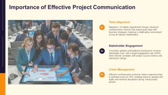 Project Communication Plan Roles Channels Frequency PPT Structure AT Idea Best