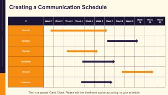 Project Communication Plan Roles Channels Frequency PPT Structure AT Impactful Best