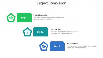 Project completion ppt powerpoint presentation model grid cpb