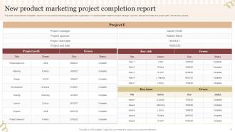Project Completion Report Powerpoint Ppt Template Bundles PPT Template