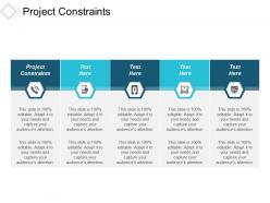 Project constraints ppt powerpoint presentation infographic template gridlines cpb