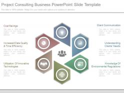 Project consulting business powerpoint slide template