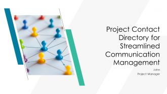 Project Contact Directory For Streamlined Communication Management PPT Sample AT