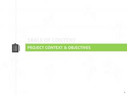 Project context and objectives agenda j89 ppt powerpoint presentation icon show