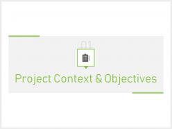 Project context and objectives j61 ppt powerpoint presentation diagram ppt