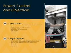 Project context and objectives ppt powerpoint presentation portfolio visuals