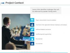 Project context communication ppt powerpoint presentation summary master slide