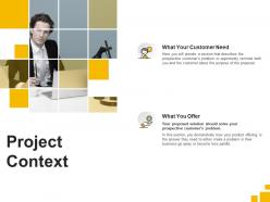 Project context customer need ppt powerpoint presentation styles background image