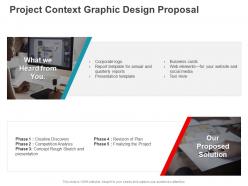 Project context graphic design proposal ppt powerpoint presentation ideas backgrounds