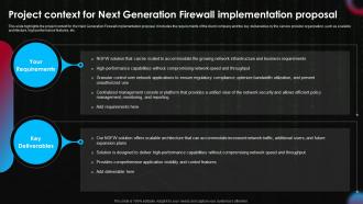 Project Context Next Generation Firewall Implementation Next Generation Firewall Implementation