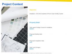 Project context objective ppt powerpoint presentation visual aids