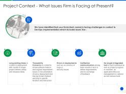 Project context what issues firm is facing at present devops services development proposal it