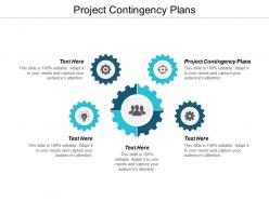 Project contingency plans ppt powerpoint presentation infographic template icons cpb
