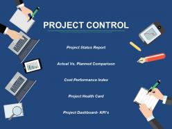 Project control ppt styles slide