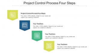 Project Control Process Four Steps Ppt Powerpoint Presentation Infographics Graphics Tutorials Cpb