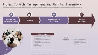 Project Controls Management And Planning Framework