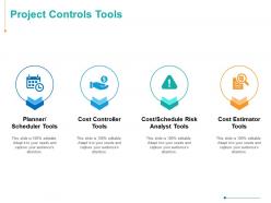 Project controls tools planner threat ppt powerpoint presentation summary maker