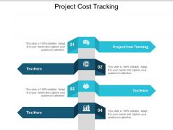 Project cost tracking ppt powerpoint presentation ideas model cpb