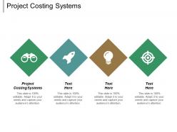 Project costing systems ppt powerpoint presentation file background designs cpb
