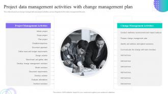 Project Data Management Activities With Change Data Anaysis And Processing Toolkit