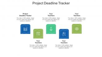 Project deadline tracker ppt powerpoint presentation inspiration slides cpb