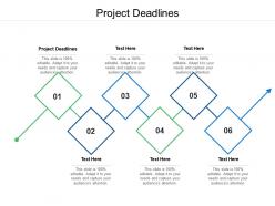 Project deadlines ppt powerpoint presentation ideas diagrams cpb